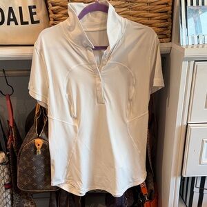 Lululemon Athletica Quick-dry Short Sleeve Polo Shirt - sz14